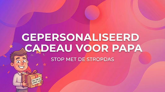 Gepersonaliseerd cadeau voor papa: stop met de stropdas