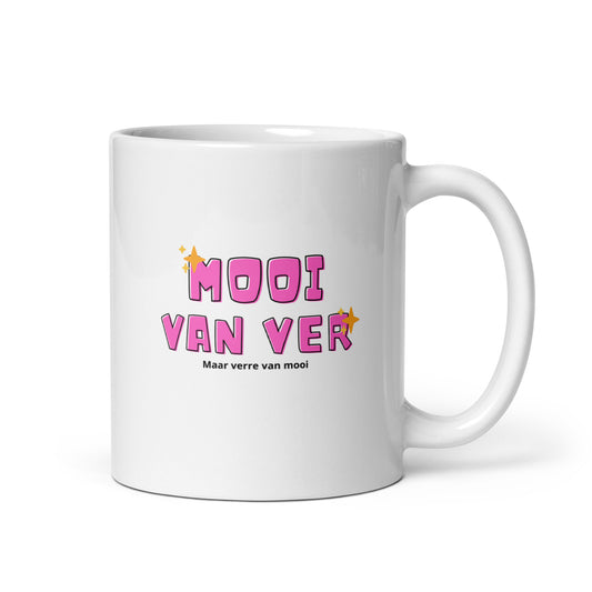 Mooi van ver (maar verre van mooi) Mok | Rot Mok